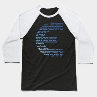 There is no means of testing  milan kundera by chakibium Baseball T-Shirt